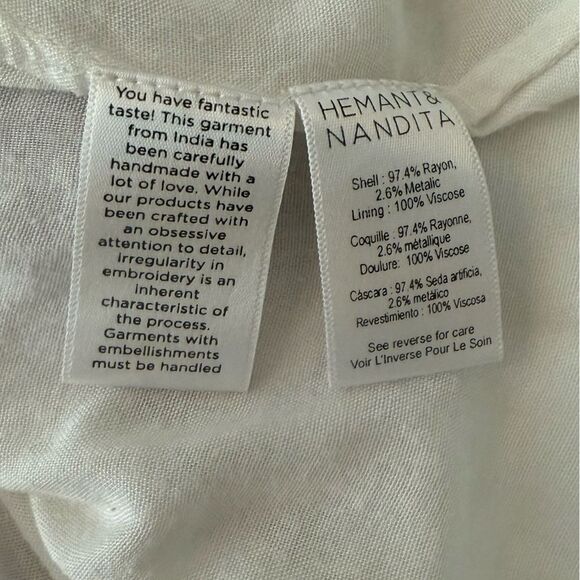 HEMANT & NANDITA Mini Purple Ruffle Dress
Size Medium-C9 - Picture 9 of 9